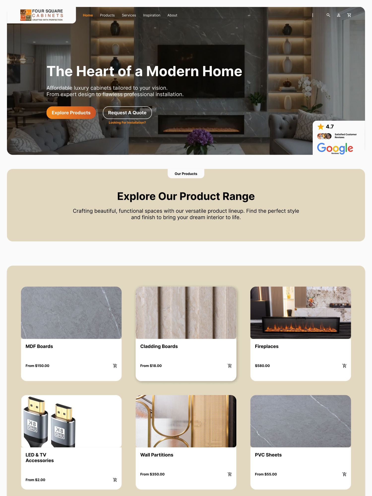 Four Square Cabinets
